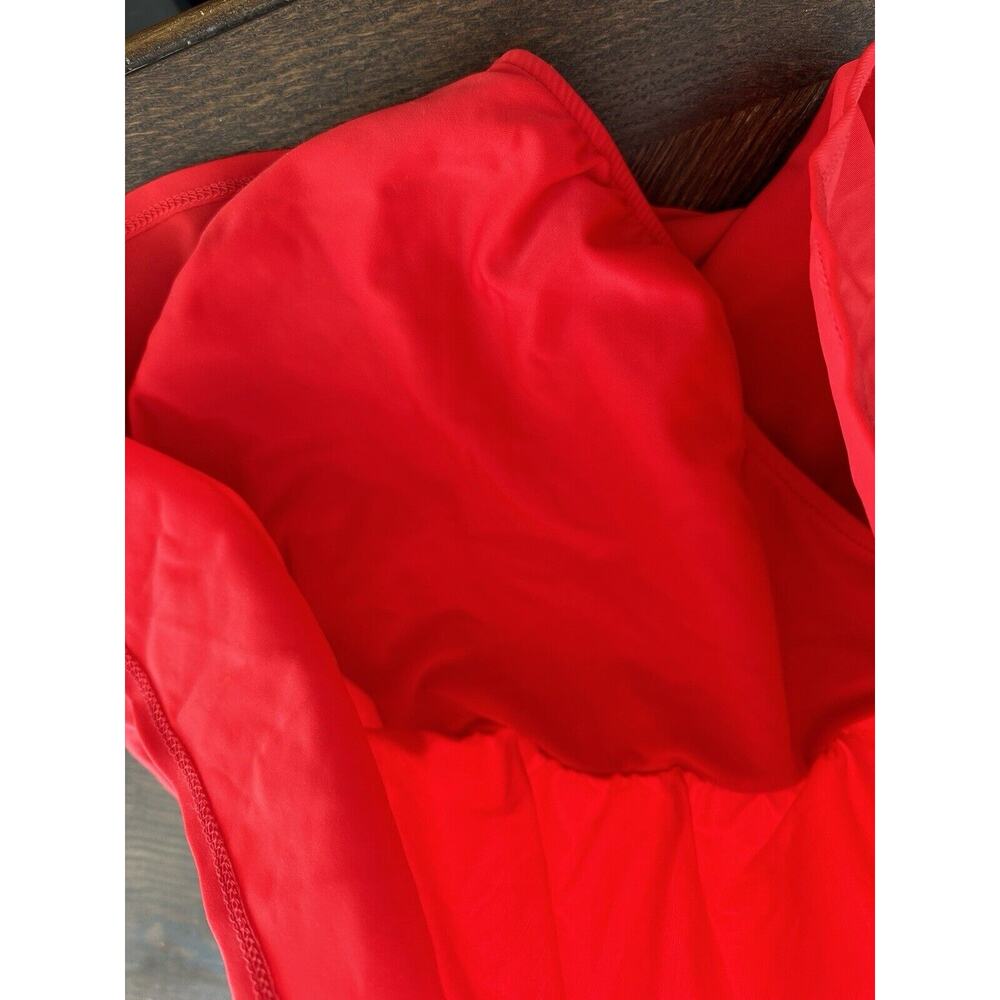 Travel Smith Brand Woman's Swimsuit Dress/ Skirt One Piece Red Sz 12 USA - Picture 6 of 6